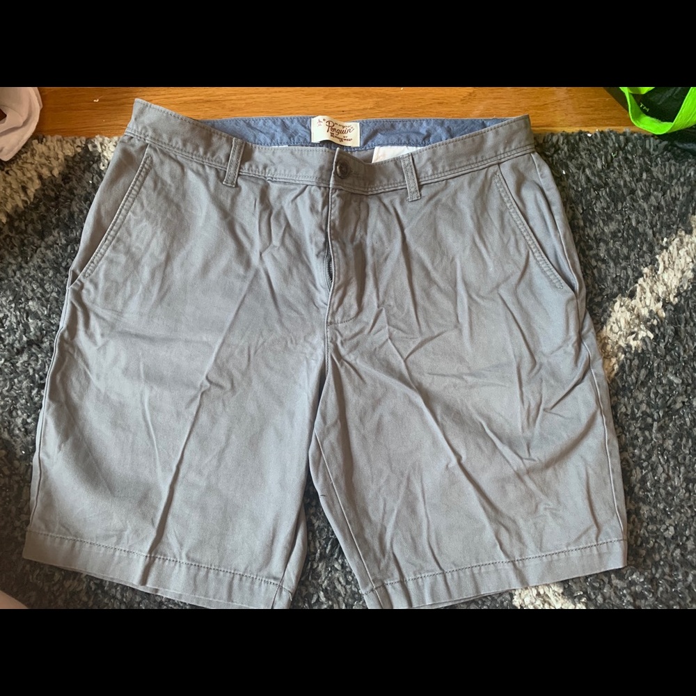 Original Penguin gray shorts size 36 waist